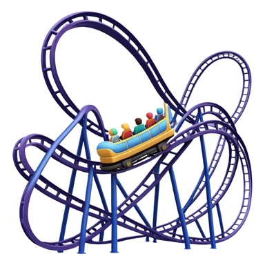 Roller coaster through the Milky Way sticker