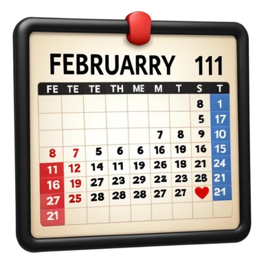 dibuja el 11 de febrero  sticker