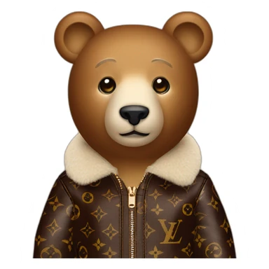Louis Vuitton Bear sticker