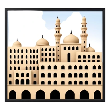 Balad buildings in jeddah sticker