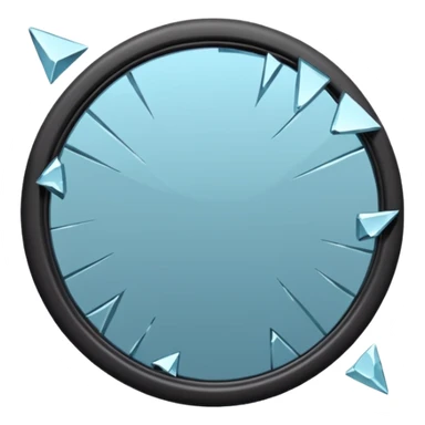 broken  mirror sticker