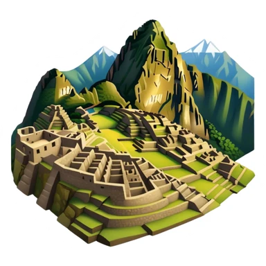 machu pichu, no frame sticker