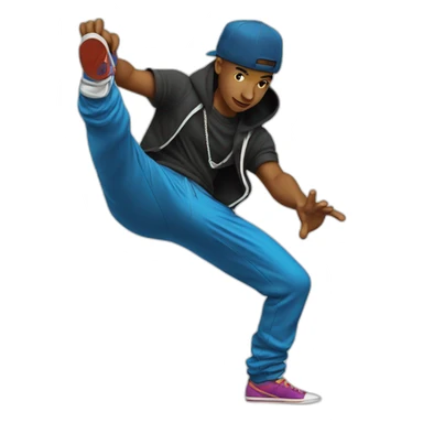 breakdancer sticker