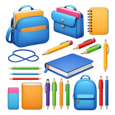 aesthetic school supplies sticker