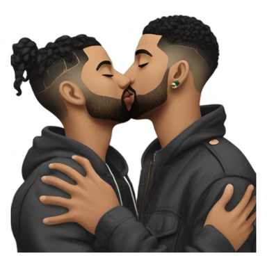 drake kissing 21 savage sticker