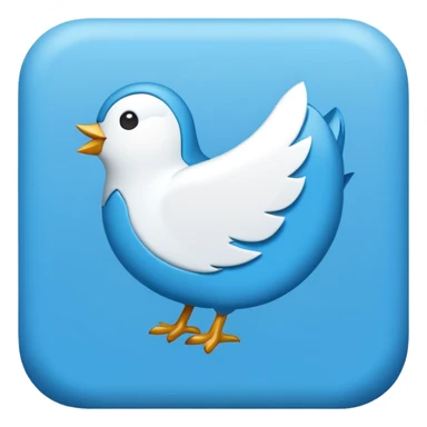 x twitter logo sticker