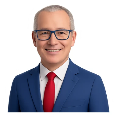 Remove the pocket square and the red dot on the jacket lapel, keep the rest unchanged, with transparent background. sticker