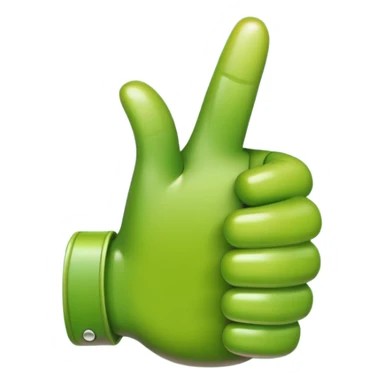 green thumbs up sticker