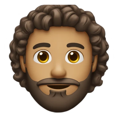 homem com barba com um copo starbucks sticker