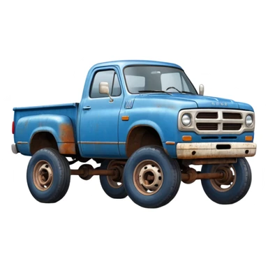 1998 dodge truck two wheels on the back blue sticker