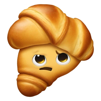 Croissant qui fume  sticker