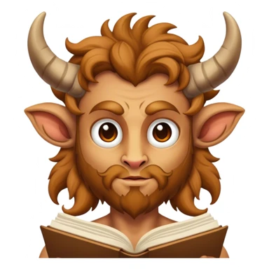 Satyr poet sticker