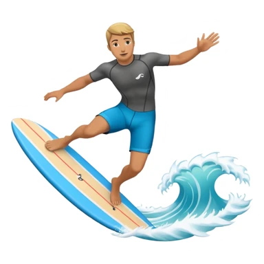 wake surfer jumping a wave sticker