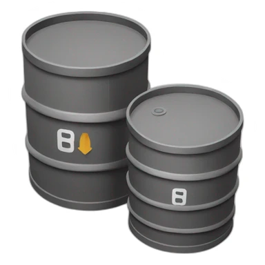Oil barrel game icon sticker