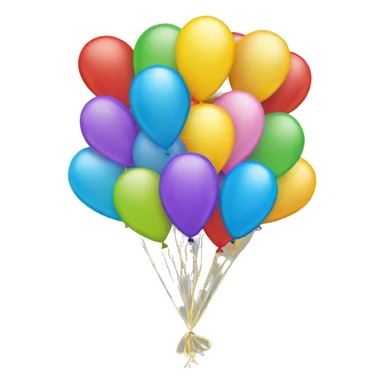 Birthday balloons sticker