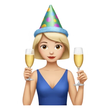 hazme una igual a la anterior pero cámbiale el pelo largo por uno corto no tan corto que le llegue a los hombros  sticker