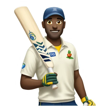 Create emoji for cricket sticker