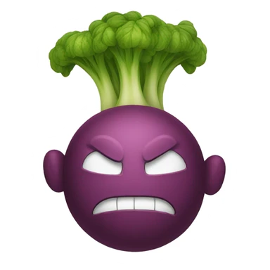 muscular vegetables  sticker