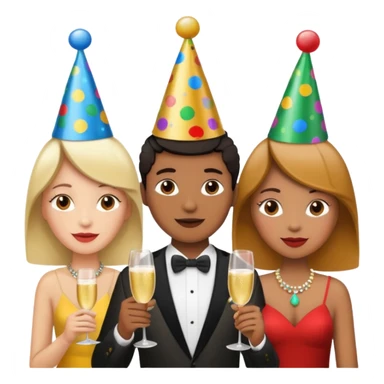 fiesta 3 personasa sticker