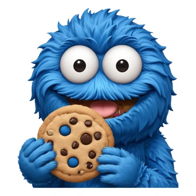 Cookie Monster Sesame Street sticker