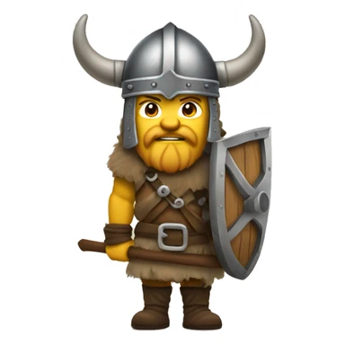 Viking with house on it sticker