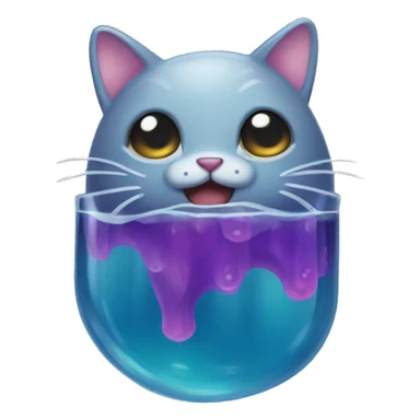 jelly cat sticker