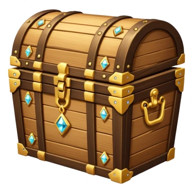 treasure chest with diamonds in it sticker