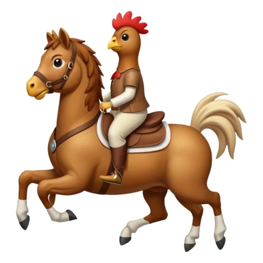 Chicken jockey sticker