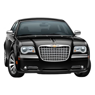 black chrysler 300c sticker