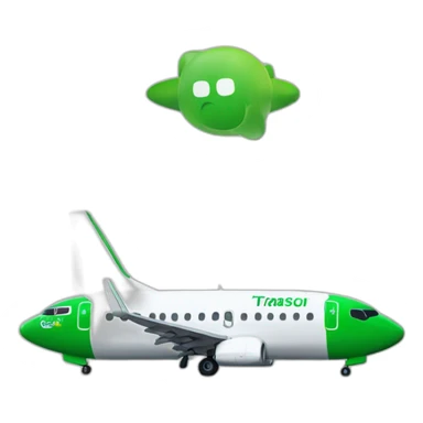Avion Boeing 737 Transavia sticker