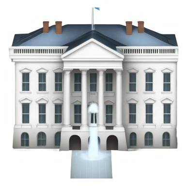 white house  sticker