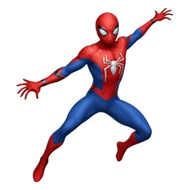 Spider man super hero sticker