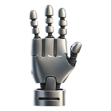 robot hand, finger point sticker