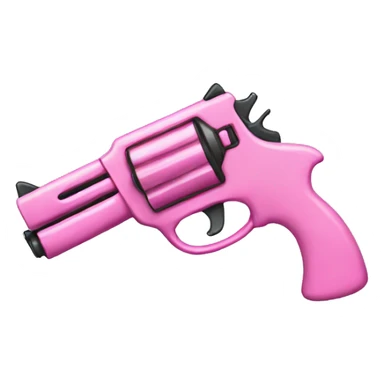 Pink gun with bow sticker