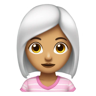 chica con sueño sticker