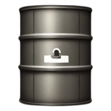 oil barrel sticker