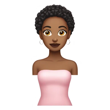 Light pink nails light skin sticker