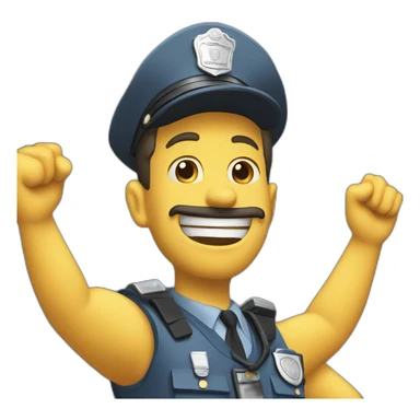 Policeman swear to god sticker