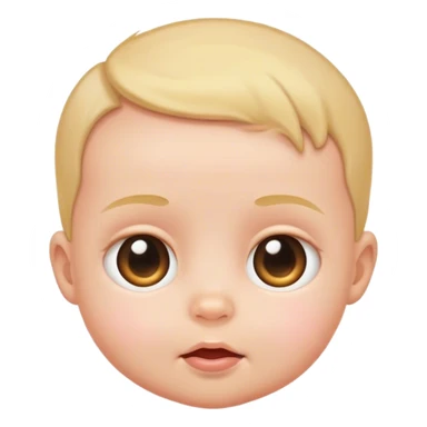 baby head  sticker