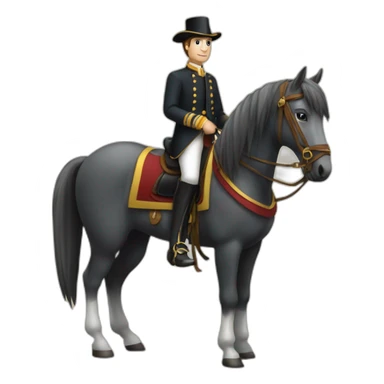 Cheval et son maitre sticker