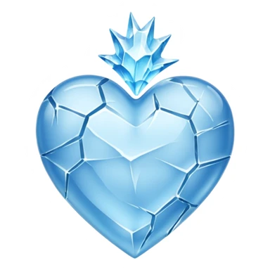 Corazon de hielo sticker