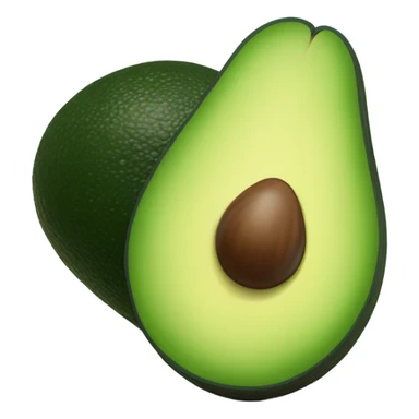 Slices of avocado sticker