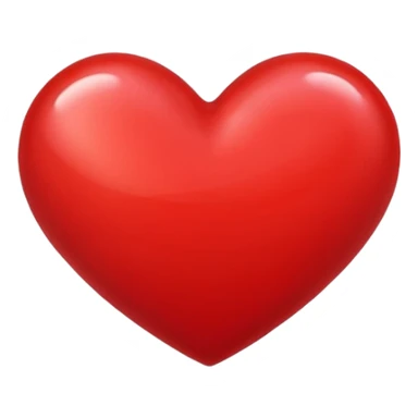 Red heart R sticker