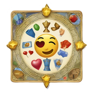 Carte du jeu de société français le Tarot sticker