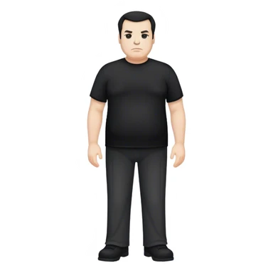unhealthy steven segal full-body sticker
