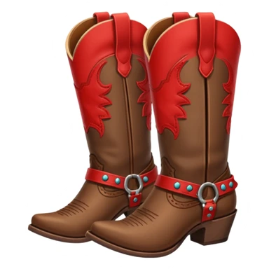 cowgirl boots cute a tiny bit of red on it NO TEAL  sticker