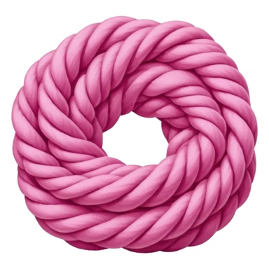 pink yarn sticker