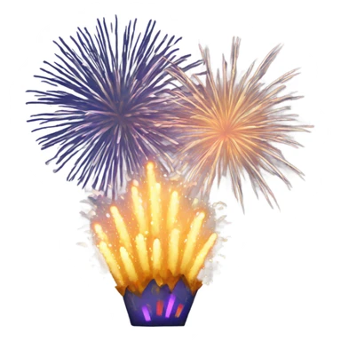 New years fireworks  sticker
