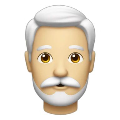 Senderista con bigote sticker