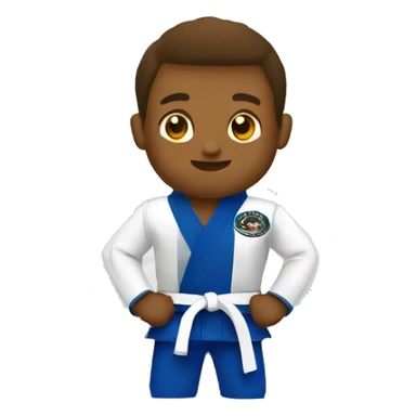 Jiu jitsu faixa marrom  sticker